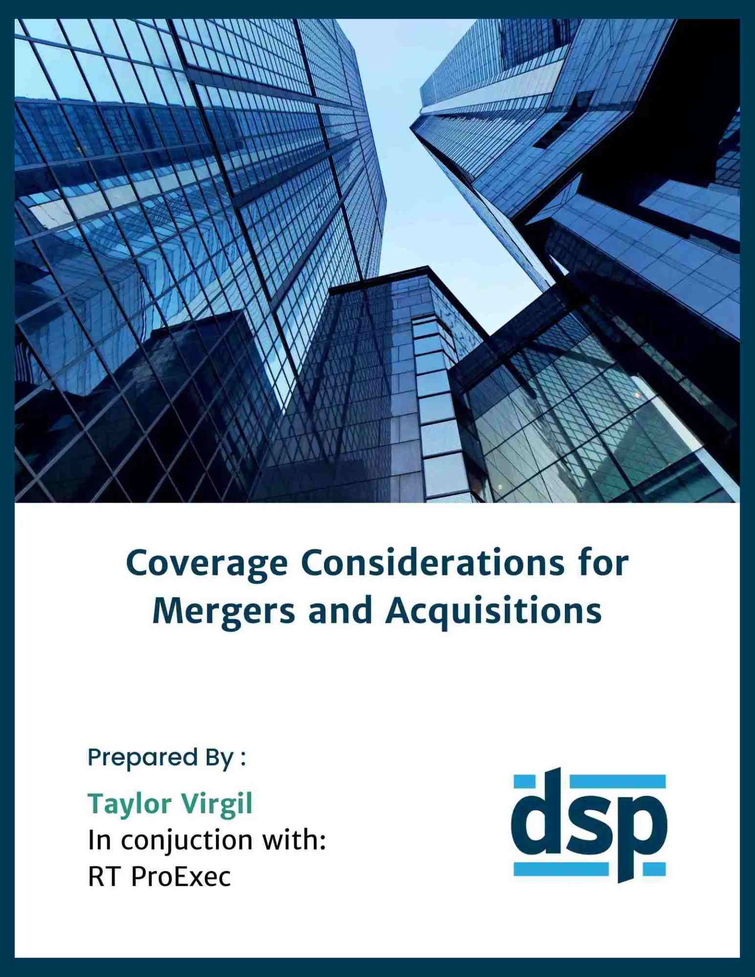 Coverage Considerations for M & A outlined thumbnail Coverage Considerations for M & A outlined thumbnail
