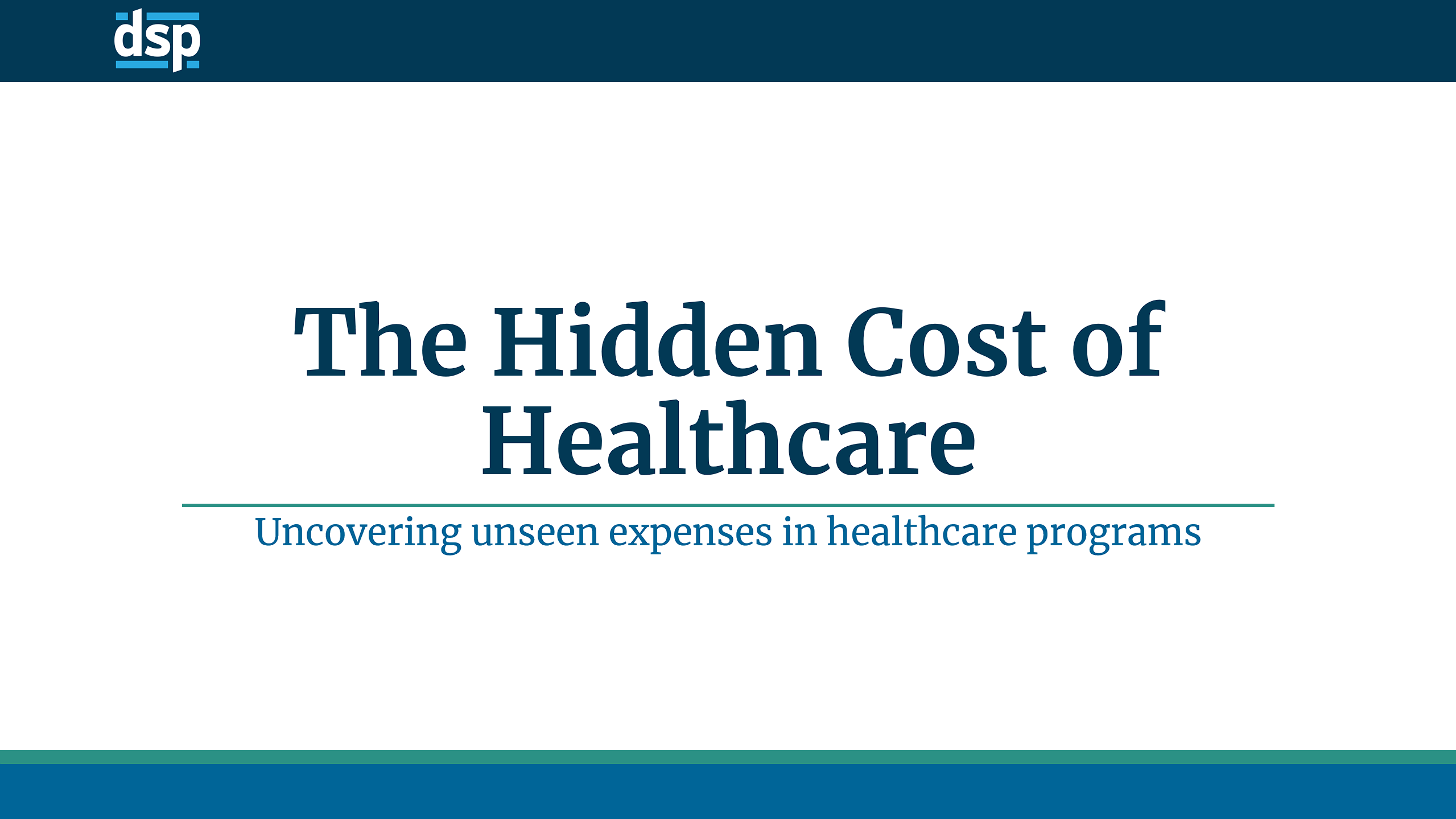 Webinar: Reclaim Your Health Plan from the Hidden Costs of Healthcare - Date TBD Webinar: Reclaim Your Health Plan from the Hidden Costs of Healthcare - Date TBD